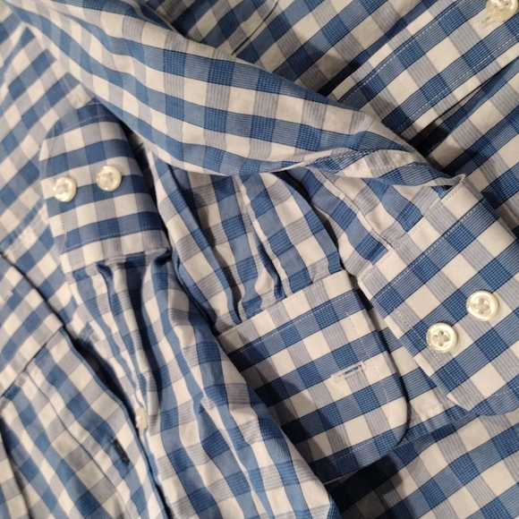Tommy Hilfiger size 18/xxl blue white plaid - Picture 7 of 11